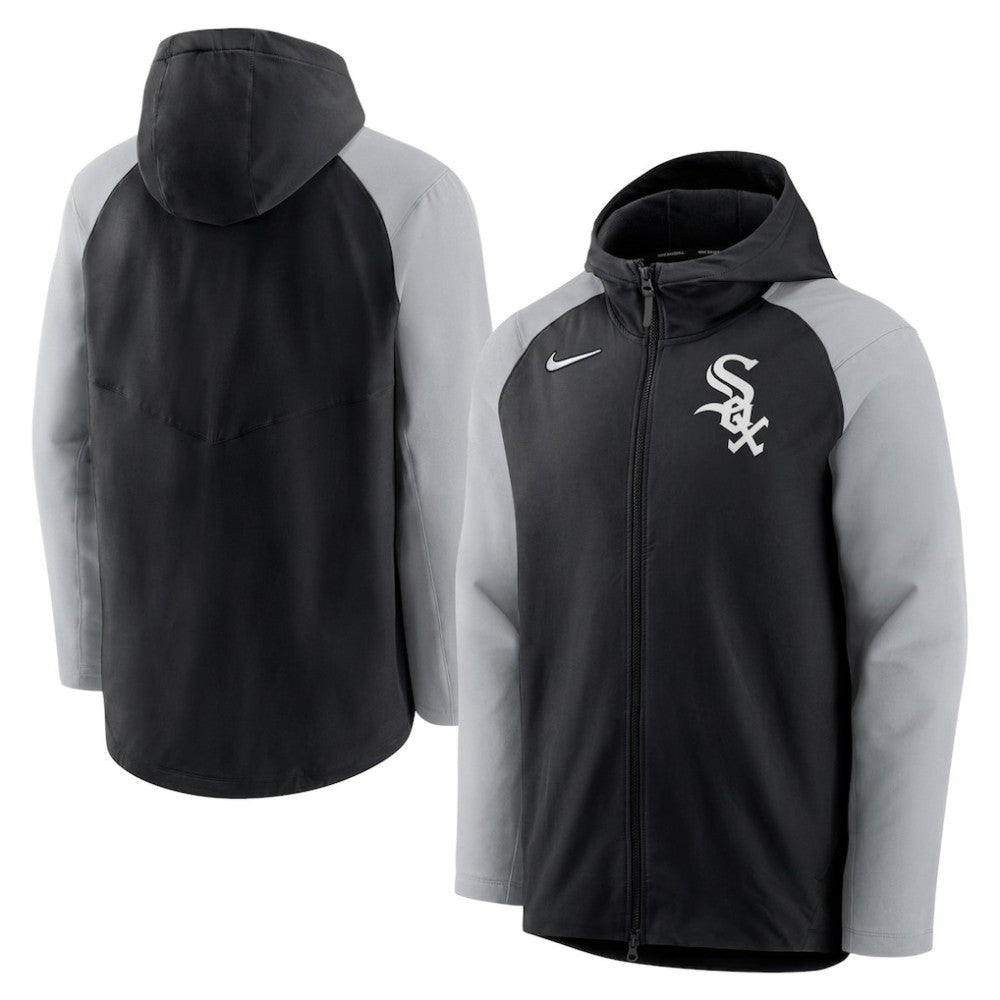 Chicago White Sox Nike Authentic Collection Performance Raglan Full-Zip Hoodie - MLB