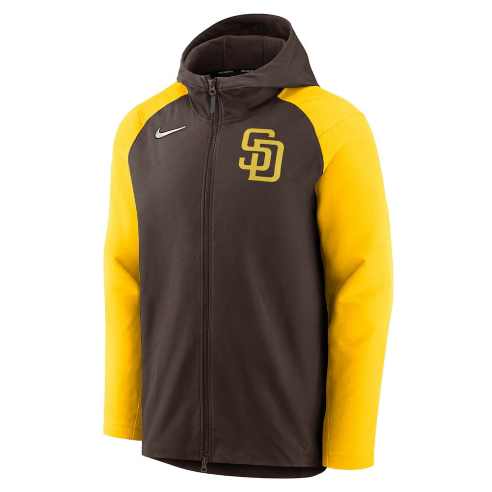 San Diego Padres Nike Authentic Collection Performance Raglan Full-Zip Hoodie - MLB