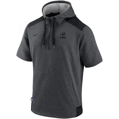 Chicago Cubs Nike Authentic Collection Dry Flux Performance Quarter-Zip Short Sleeve Hoodie - MLB