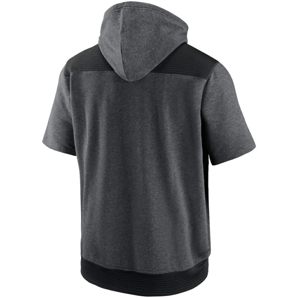 Chicago Cubs Nike Authentic Collection Dry Flux Performance Quarter-Zip Short Sleeve Hoodie - MLB