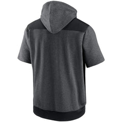 Athletics Nike Authentic Collection Dry Flux Performance Quarter-Zip Short Sleeve Hoodie - MLB