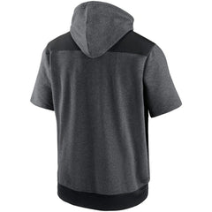 Milwaukee Brewers Nike Authentic Collection Dry Flux Performance Quarter-Zip Short Sleeve Hoodie - MLB