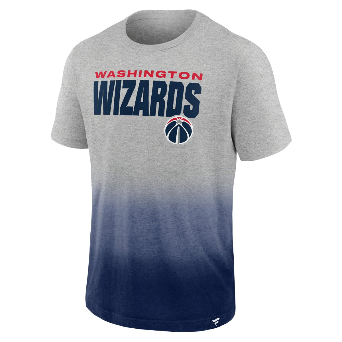 Washington Wizards Board Crasher Dip-Dye T-Shirt Heathered Gray/Navy - NBA