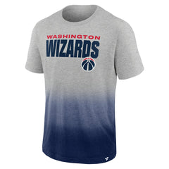 Washington Wizards Board Crasher Dip-Dye T-Shirt Heathered Gray/Navy - NBA