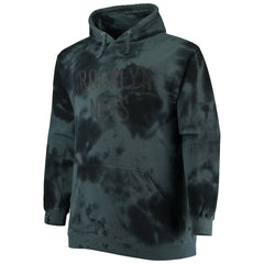 Brooklyn Nets Big & Tall Wordmark Cloud Dye Pullover Hoodie Black - NBA