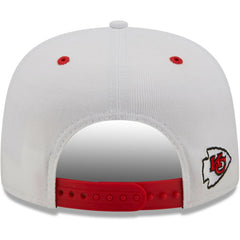 Kansas City Chiefs New Era Sparky Original 9FIFTY Snapback Hat White/Red | NFL