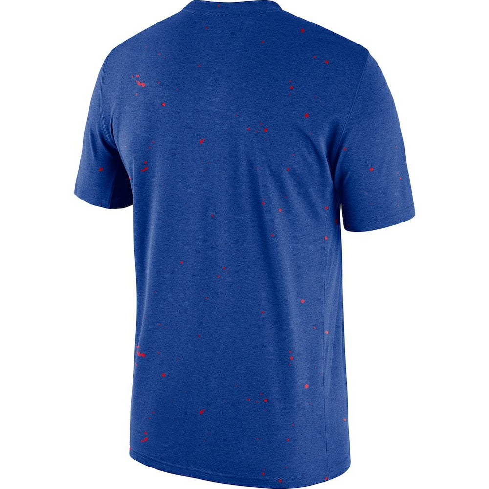 Philadelphia 76ers Courtside Splatter T-Shirt Royal - NBA