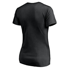 Alvin Kamara New Orleans Saints Women's Checkdown V-Neck T-Shirt Black | NFL