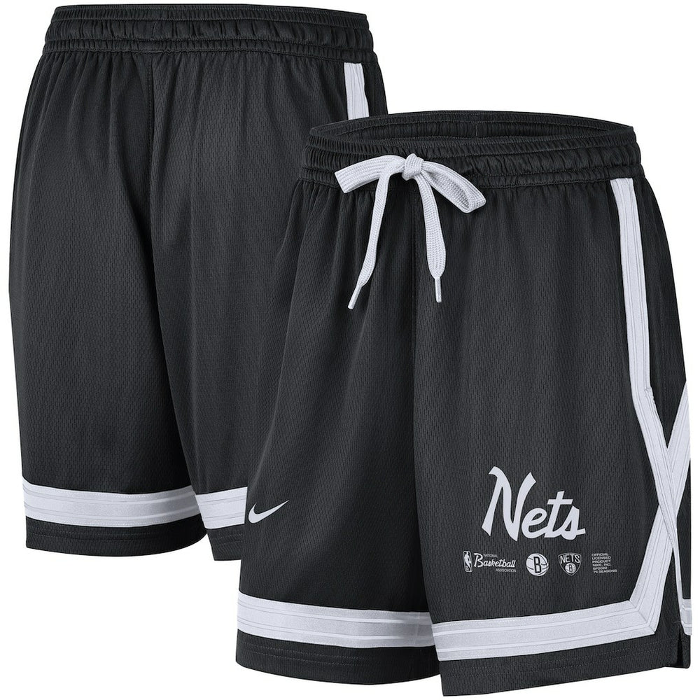 Brooklyn Nets Women's Crossover Performance Shorts Black - NBA