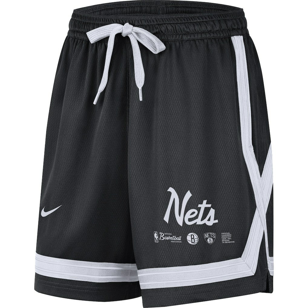 Brooklyn Nets Women's Crossover Performance Shorts Black - NBA