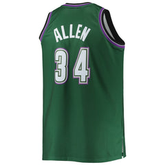Ray Allen Milwaukee Bucks Big & Tall 1996/97 Hardwood Classics Swingman Jersey Hunter Green - NBA