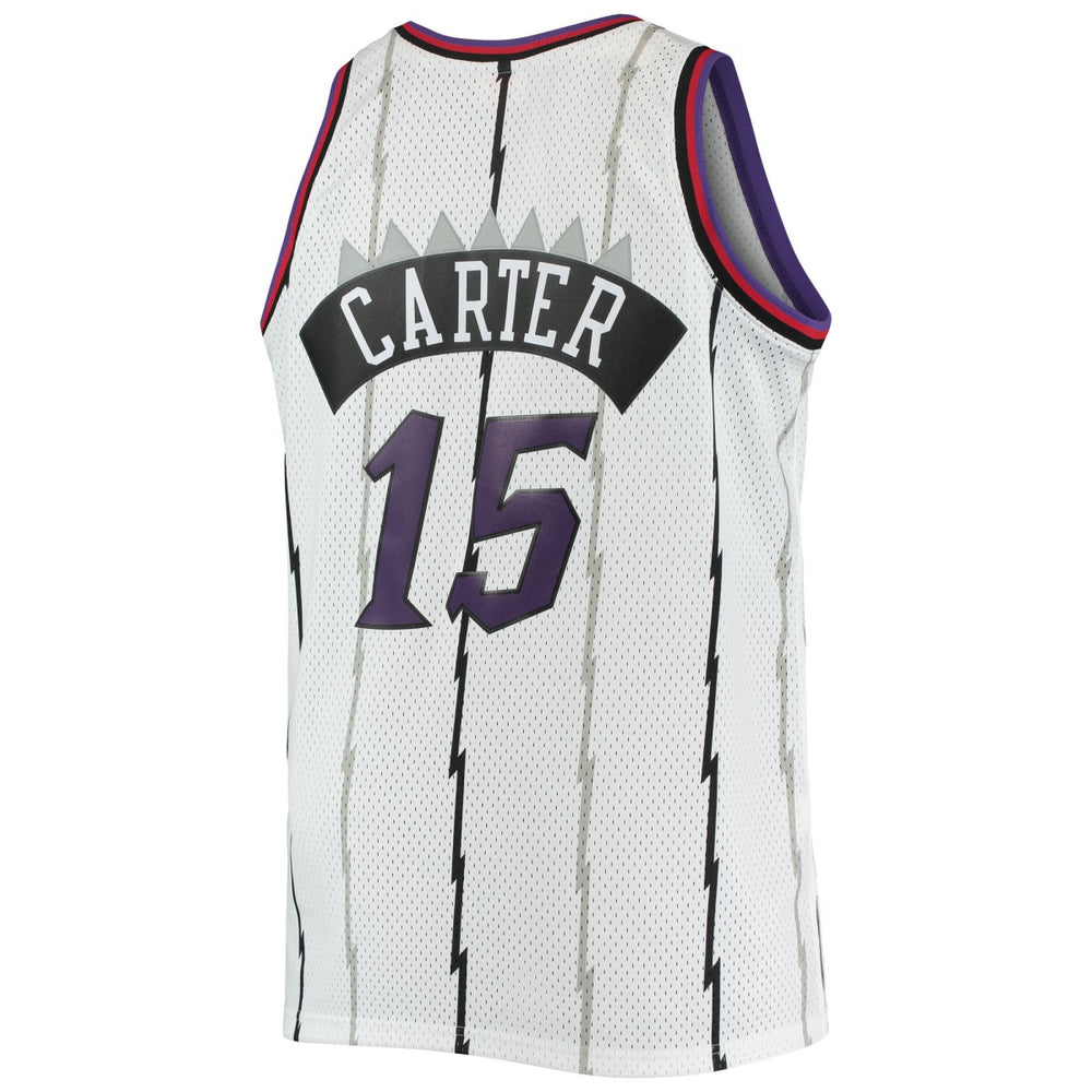 Vince Carter Toronto Raptors 1998/99 Big & Tall Hardwood Classics Swingman Jersey White - NBA