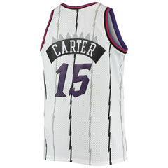 Vince Carter Toronto Raptors 1998/99 Big & Tall Hardwood Classics Swingman Jersey White - NBA
