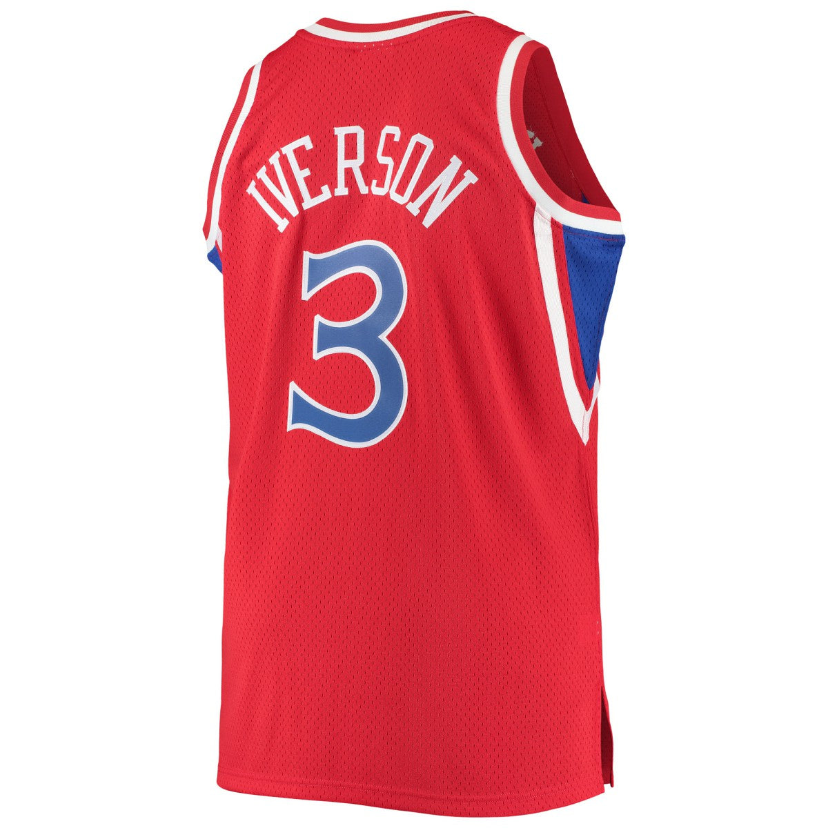 Allen Iverson Philadelphia 76ers 1996/97 Big & Tall Hardwood Classics Swingman Jersey Red - NBA