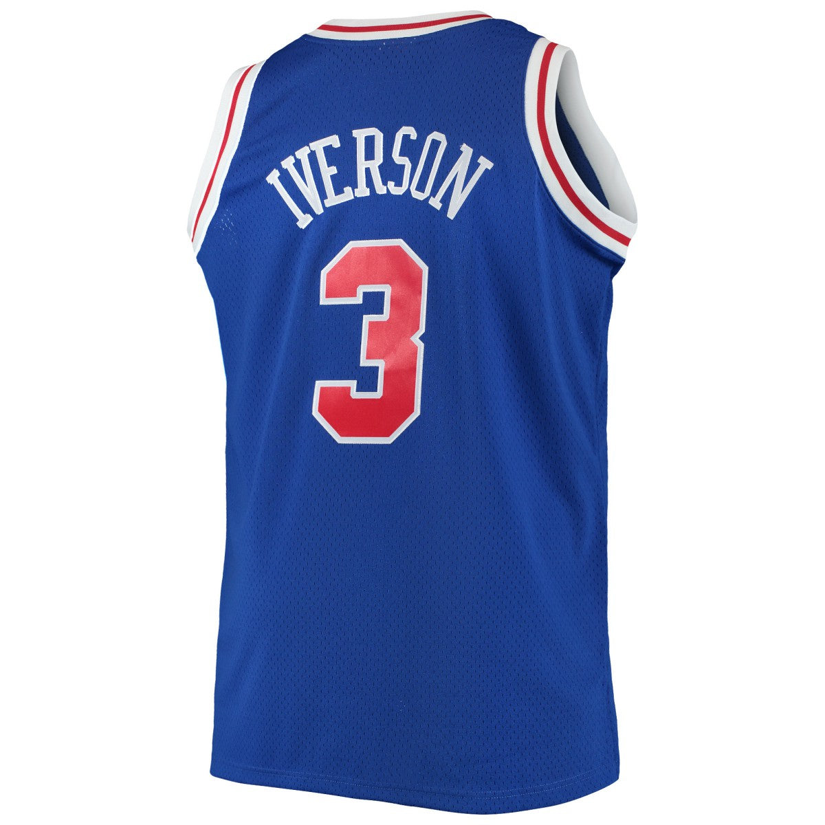 Allen Iverson Philadelphia 76ers 1996/97 Big & Tall Hardwood Classics Swingman Jersey Royal - NBA