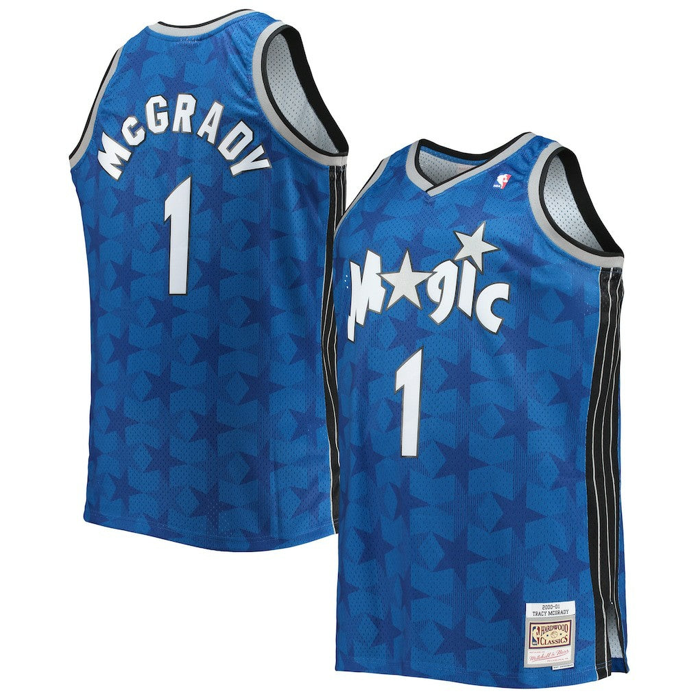 Tracy McGrady Orlando Magic Big & Tall 2000/01 Hardwood Classics Swingman Jersey Blue - NBA