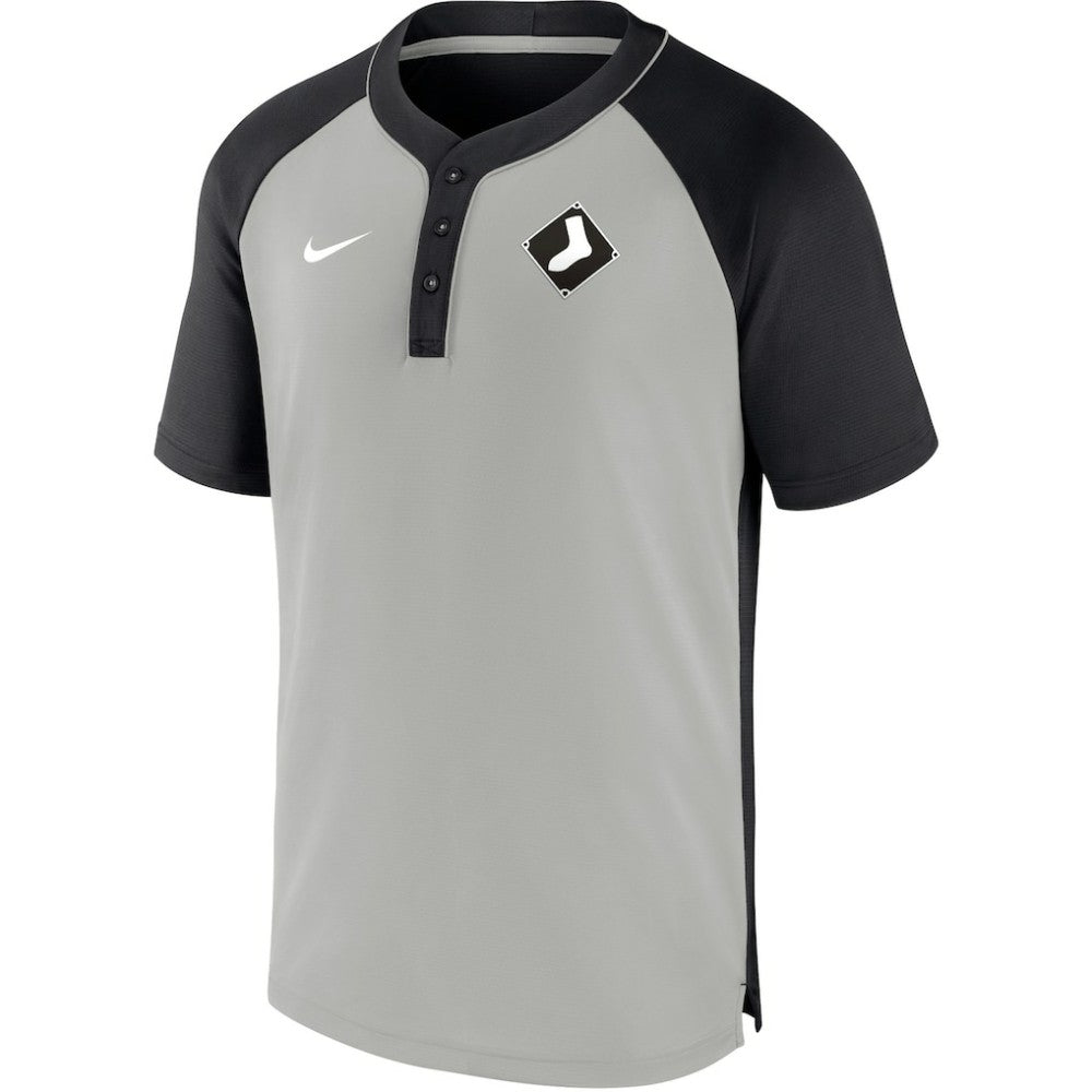 Chicago White Sox Nike City Plate Performance Henley Raglan T-Shirt - MLB