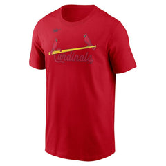 St. Louis Cardinals Nike Cooperstown Collection Wordmark T-Shirt - MLB