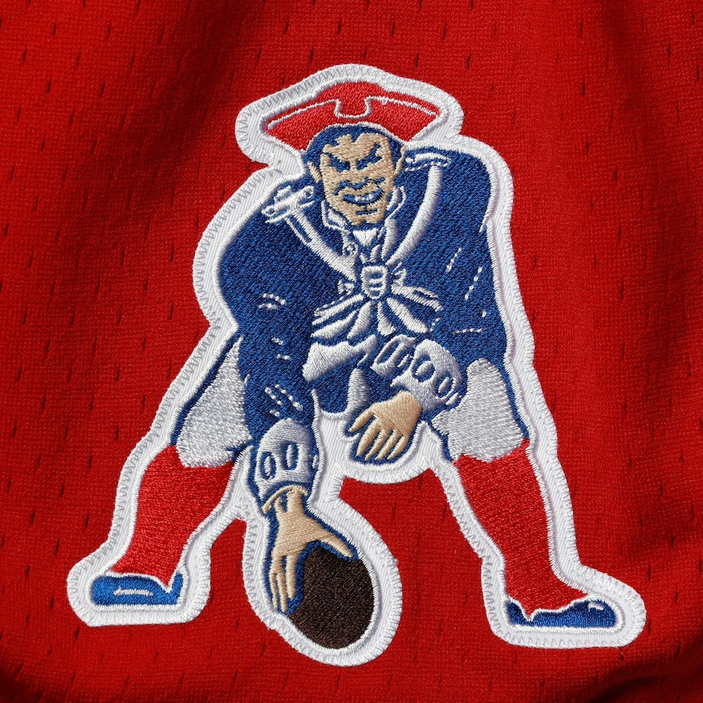 New England Patriots Just Don Gold Rush Shorts Red | Mitchell & Ness