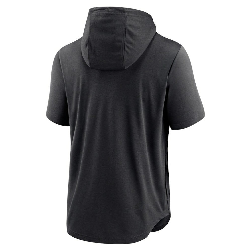 Colorado Rockies Nike Lockup Performance Short Sleeve Lightweight Hooded Top - MLB
