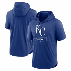 Kansas City Royals Nike Lockup Performance Short Sleeve Lightweight Hooded Top - MLB