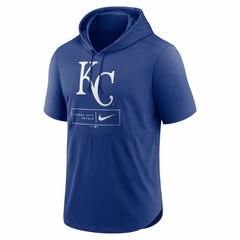Kansas City Royals Nike Lockup Performance Short Sleeve Lightweight Hooded Top - MLB