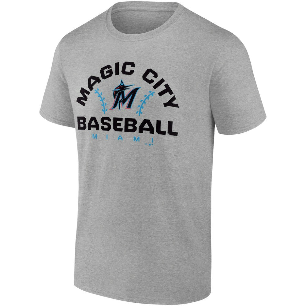 Miami Marlins Fanatics Iconic Go for Two T-Shirt - MLB