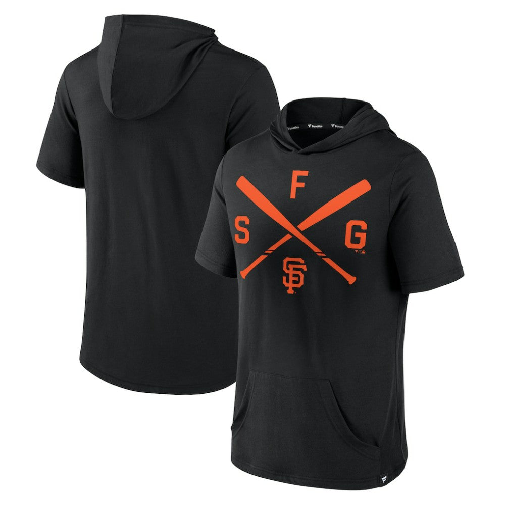 San Francisco Giants Fanatics Iconic Rebel Short Sleeve Hooded Top - MLB