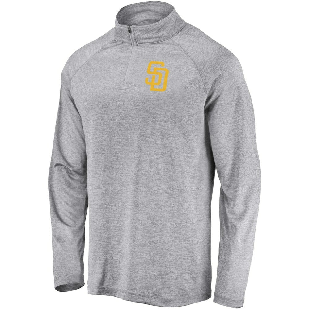 San Diego Padres Fanatics Primary Logo Quarter-Zip Raglan Jacket - MLB