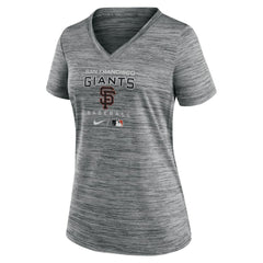 San Francisco Giants Nike Women's Authentic Collection Velocity Performance V-Neck T-Shirt - MLB