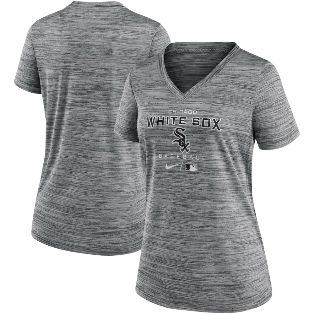 Chicago White Sox Nike Women's Authentic Collection Velocity Performance V-Neck T-Shirt - MLB
