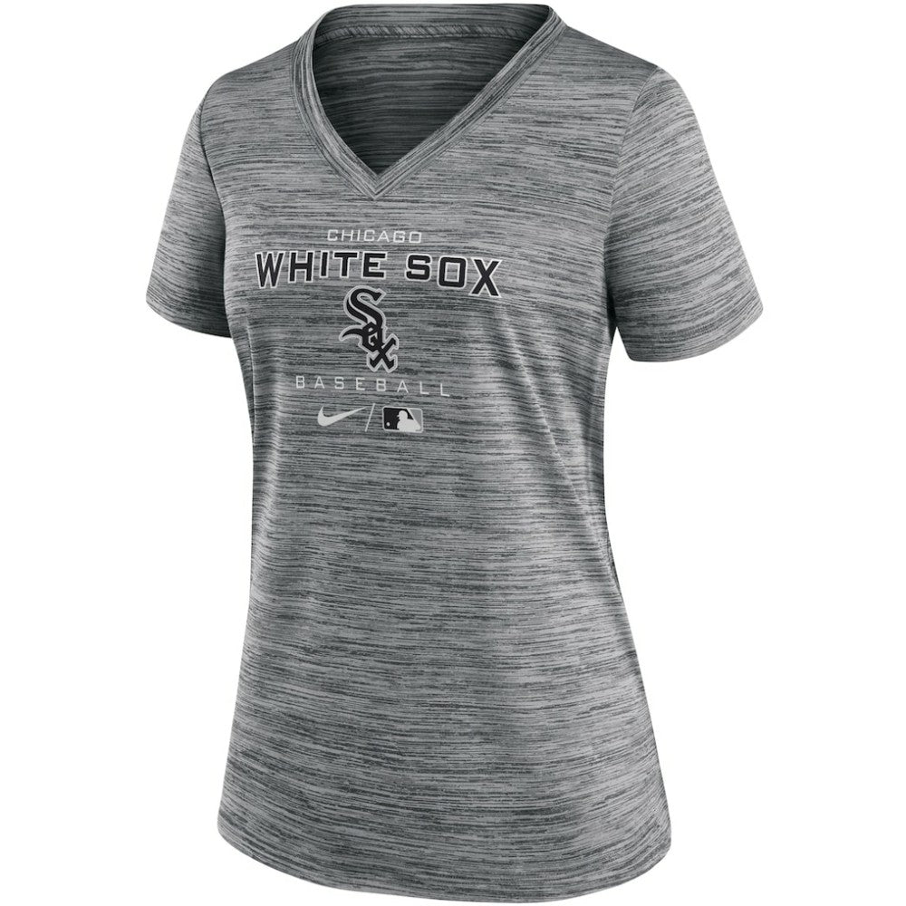 Chicago White Sox Nike Women's Authentic Collection Velocity Performance V-Neck T-Shirt - MLB