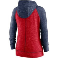 St. Louis Cardinals Nike Women's Split Wordmark Gym Vintage Raglan Lightweight Full-Zip Hoodie - MLB