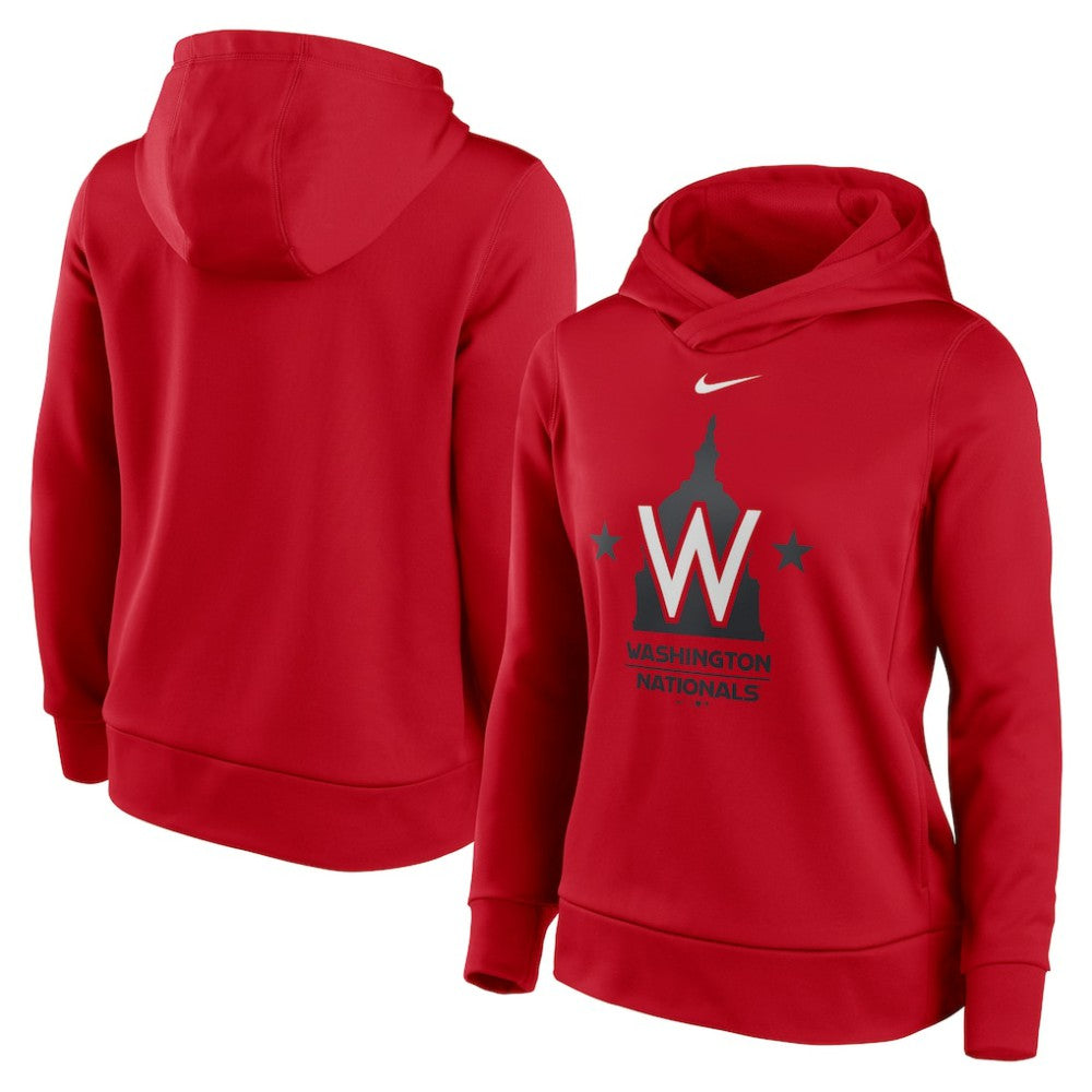 Washington Nationals Nike Women's Alternate Logo Performance Pullover Hoodie - MLB
