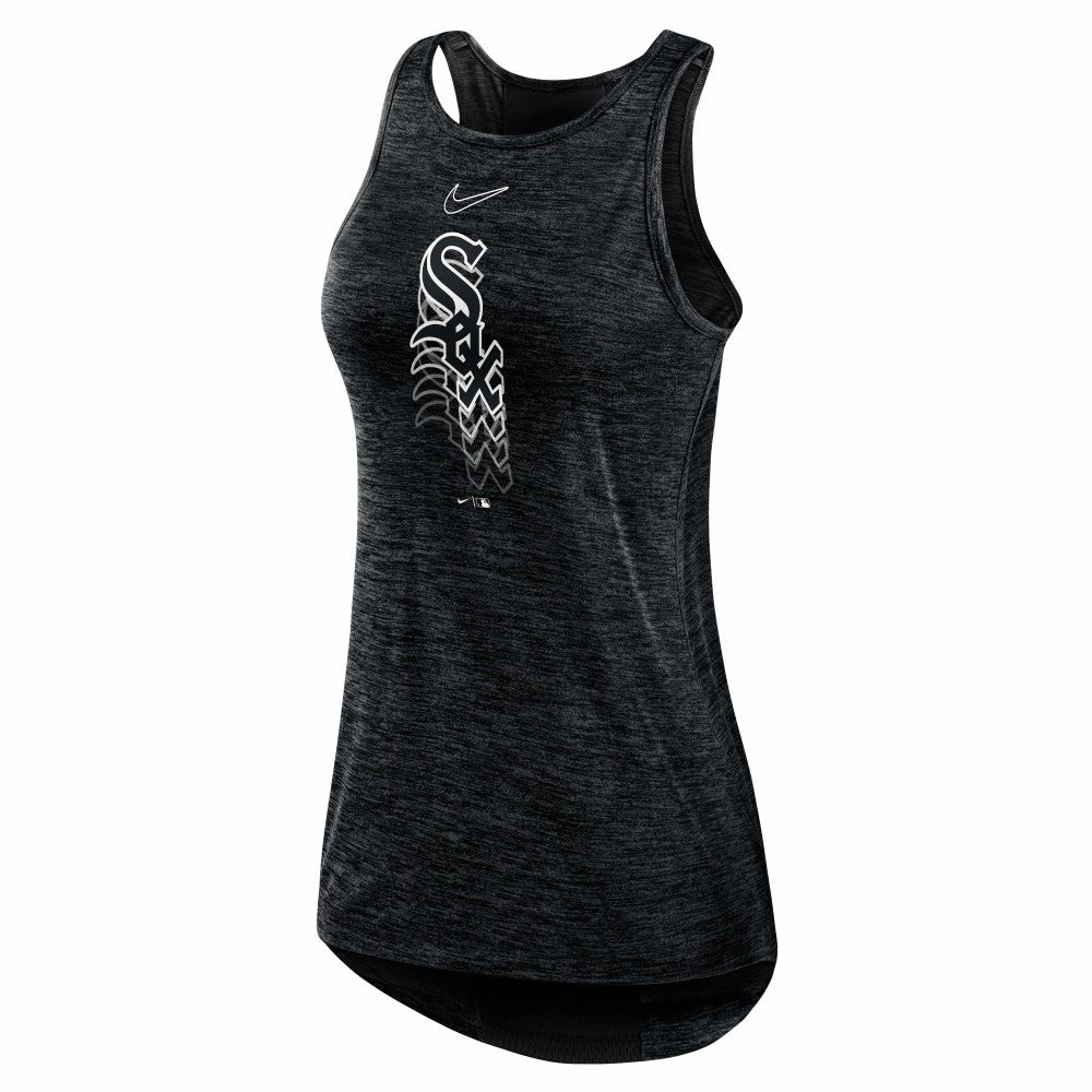 Chicago White Sox Nike Women's Logo Fade High Neck Performance Tank Top - MLB