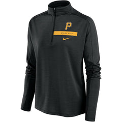 Pittsburgh Pirates Nike Women's Primetime Local Touch Pacer Quarter-Zip Top - MLB