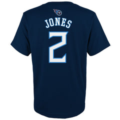 Julio Jones Tennessee Titans Youth Mainliner Player Name & Number T-Shirt Navy | NFL
