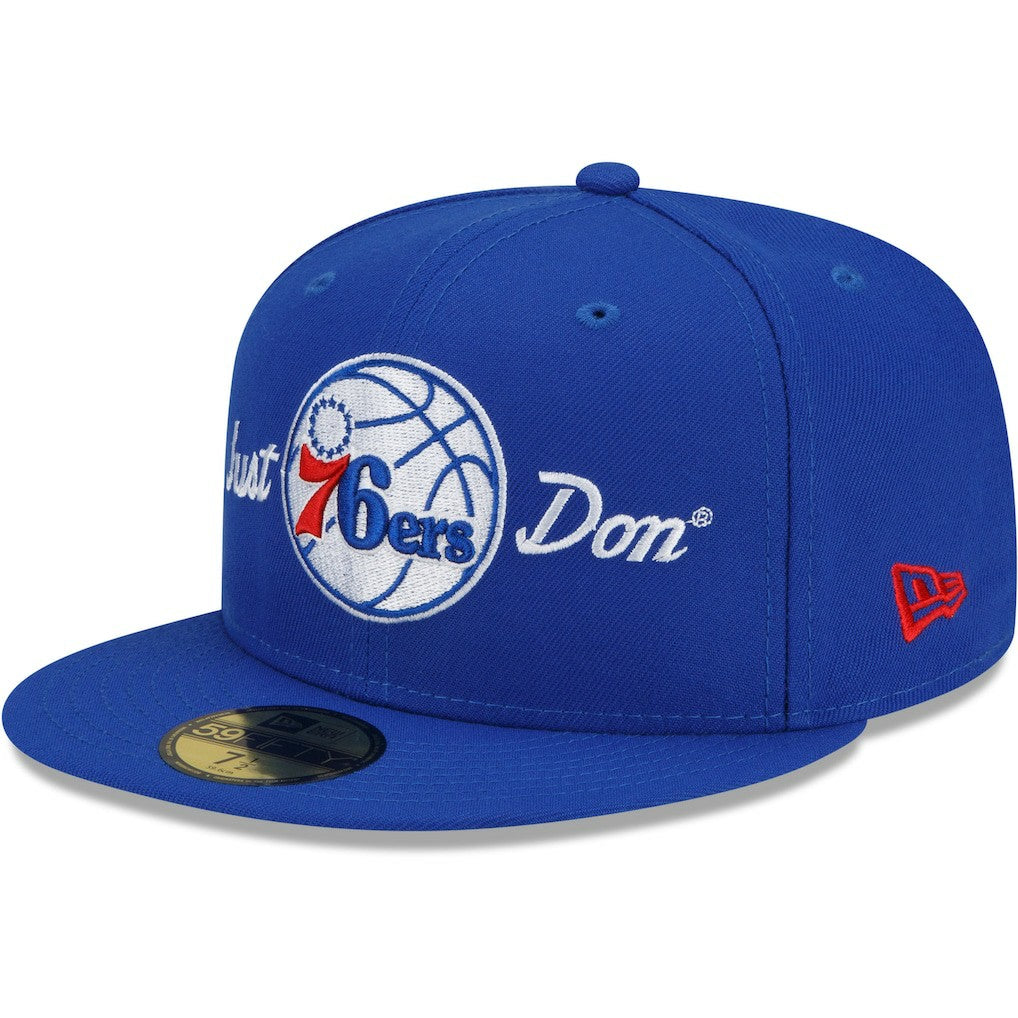 Philadelphia 76ers x Just Don 59FIFTY Fitted Hat Royal - NBA