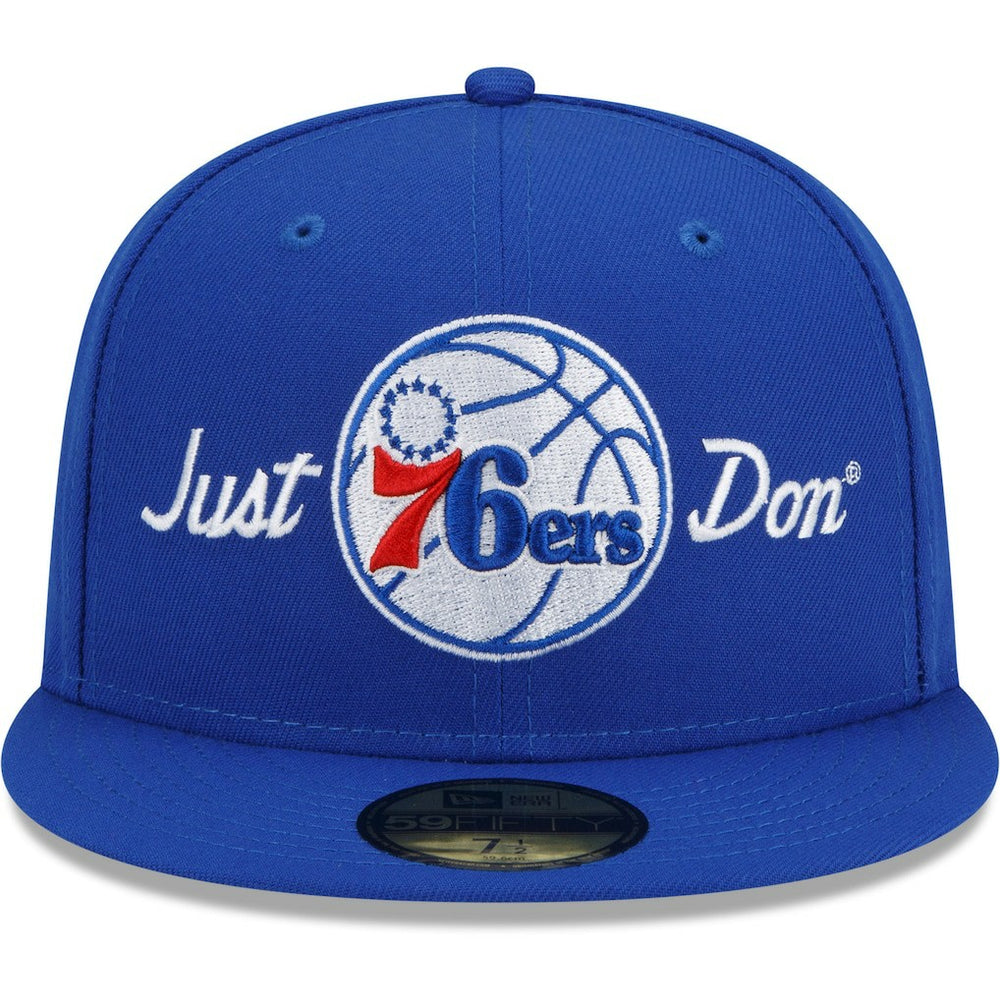 Philadelphia 76ers x Just Don 59FIFTY Fitted Hat Royal - NBA
