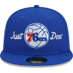 Philadelphia 76ers x Just Don 59FIFTY Fitted Hat Royal - NBA