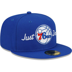 Philadelphia 76ers x Just Don 59FIFTY Fitted Hat Royal - NBA
