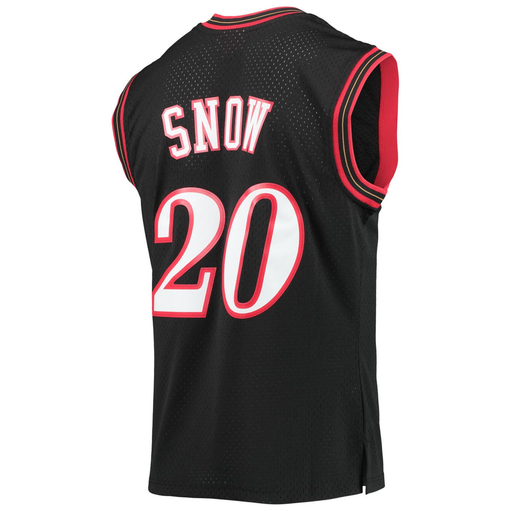 Eric Snow Philadelphia 76ers 2000/01 Hardwood Classics Swingman Jersey Black - NBA
