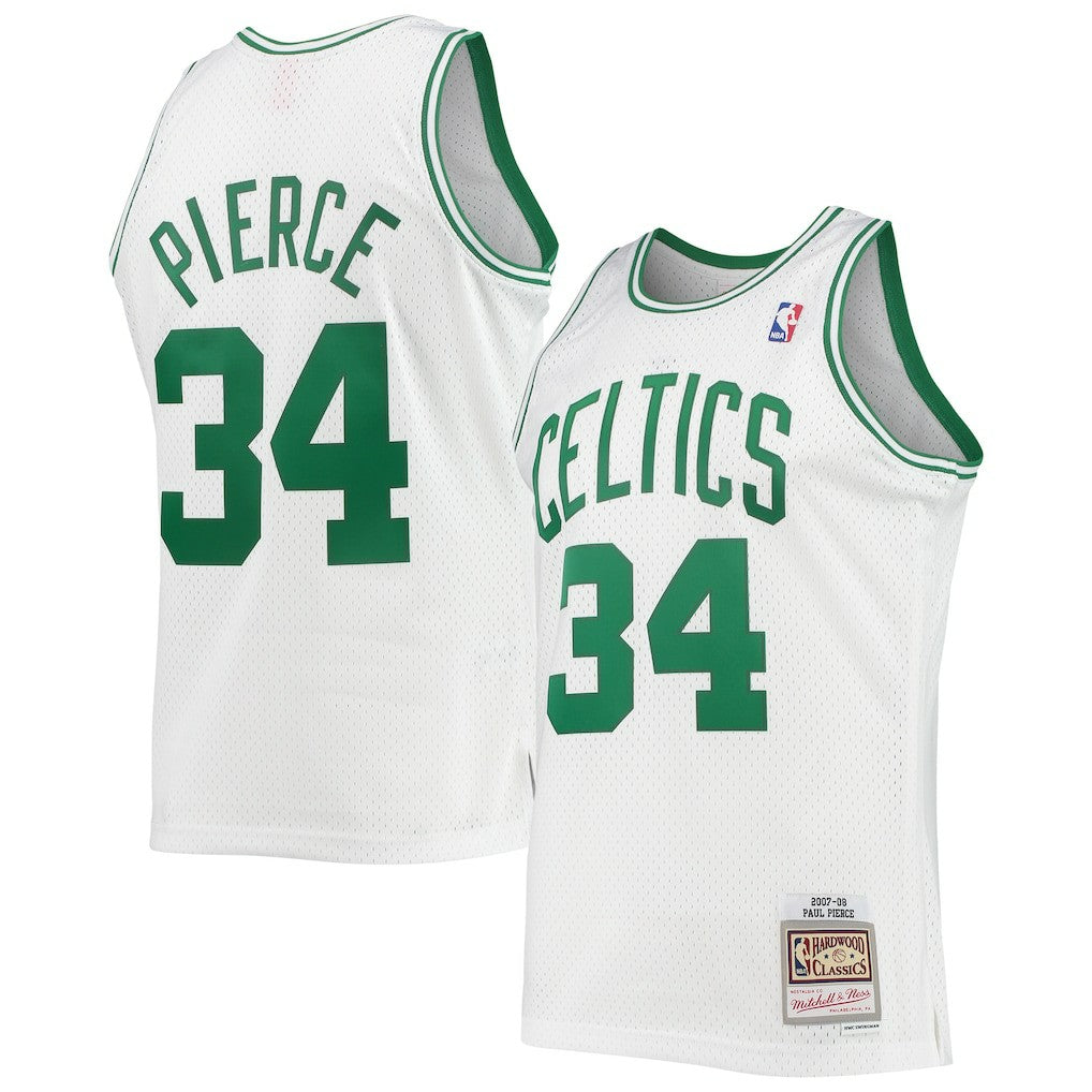 Paul Pierce Boston Celtics Hardwood Classics Swingman Jersey White - NBA