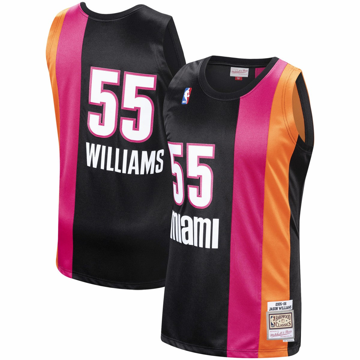 Jason Williams Miami Heat 2005/06 Hardwood Classics Swingman Jersey Black - NBA