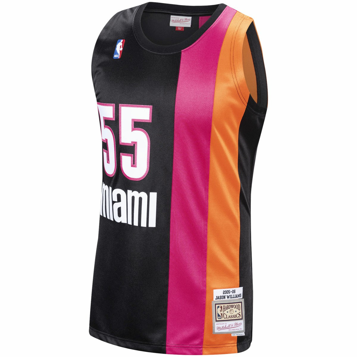 Jason Williams Miami Heat 2005/06 Hardwood Classics Swingman Jersey Black - NBA