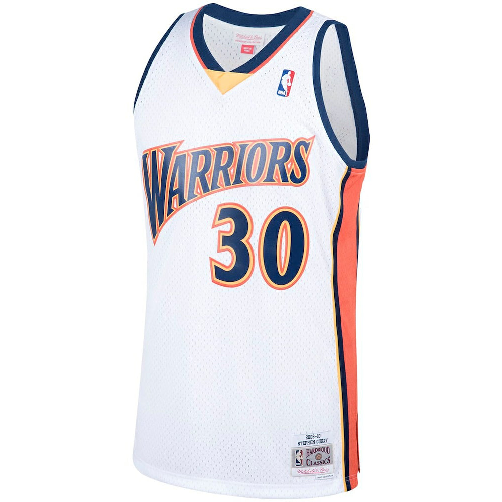 Stephen Curry Golden State Warriors Hardwood Classics Swingman Jersey White - NBA