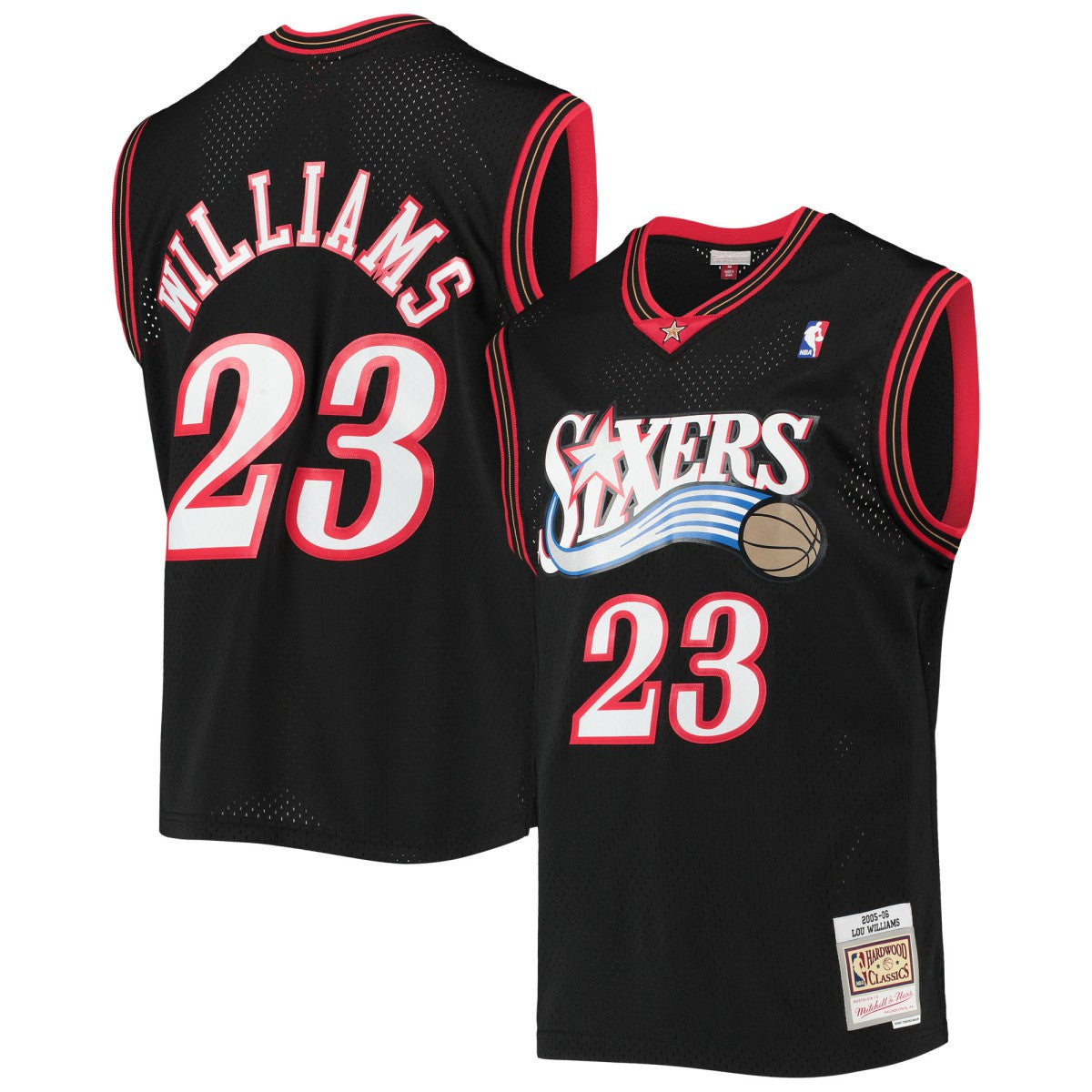 Lou Williams Philadelphia 76ers 2005/06 Hardwood Classics Swingman Jersey Black - NBA