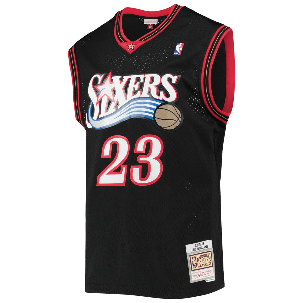 Lou Williams Philadelphia 76ers 2005/06 Hardwood Classics Swingman Jersey Black - NBA