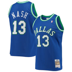 Steve Nash Dallas Mavericks 1998/99 Hardwood Classics Swingman Jersey Blue - NBA
