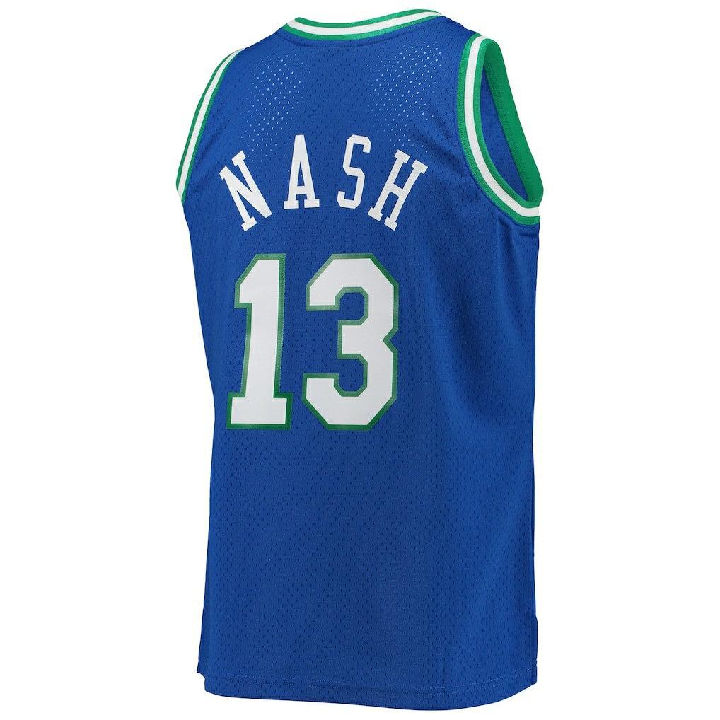 Steve Nash Dallas Mavericks 1998/99 Hardwood Classics Swingman Jersey Blue - NBA